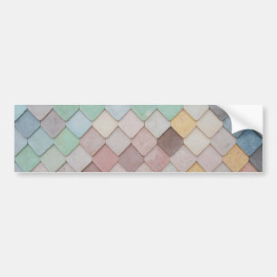 mehrfarbige Tiles Autoaufkleber