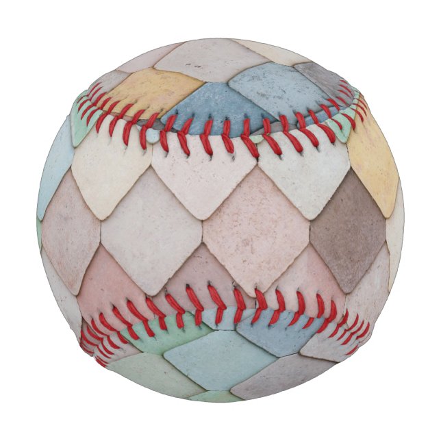 mehrfarbige Tiles Baseball (Vorderseite)