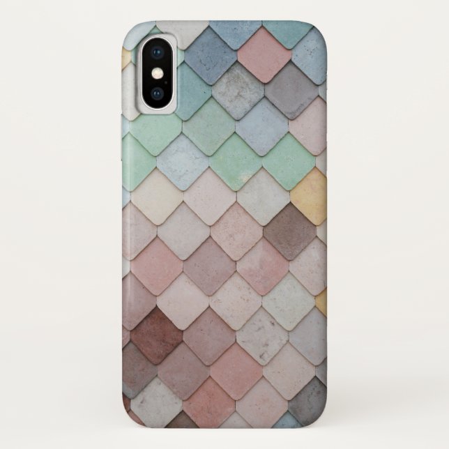mehrfarbige Tiles Case-Mate iPhone Hülle (Rückseite)