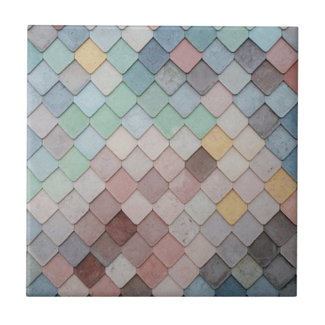 mehrfarbige Tiles Fliese (Vorderseite)