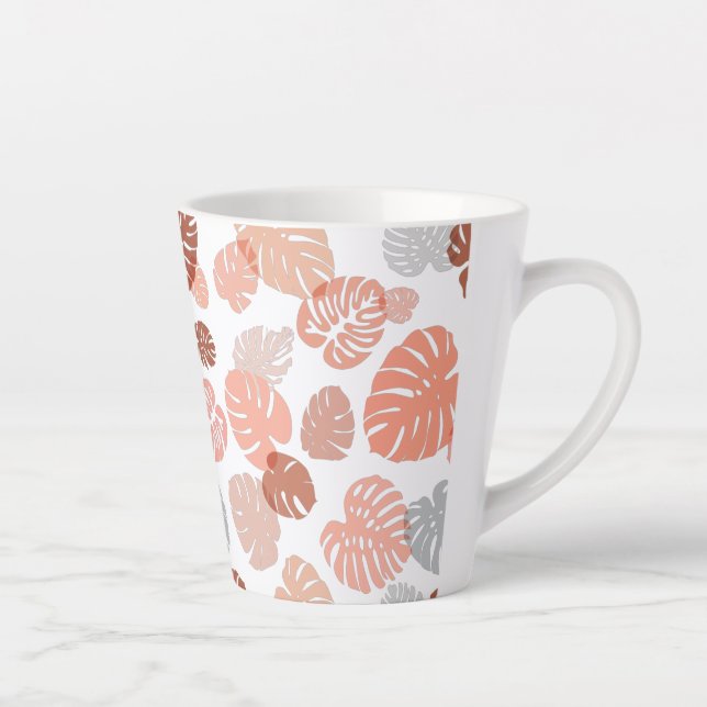 Mehrfarbige tropische Blätter 9 Milchtasse (Rechts)