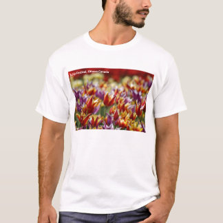 Mehrfarbige Tulpen T-Shirt