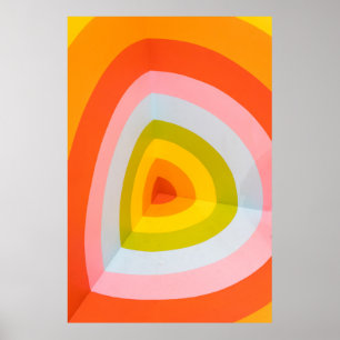 mehrfarbige Wandkunst Poster