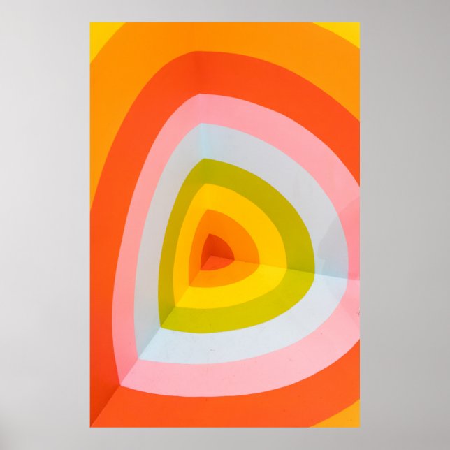 mehrfarbige Wandkunst Poster (Vorne)