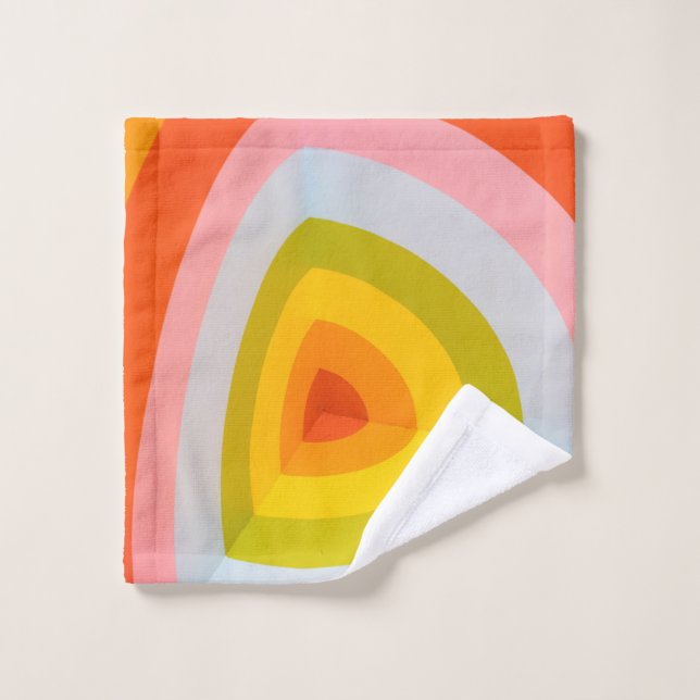 mehrfarbige Wandkunst Waschlappen (Waschlappen)