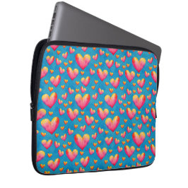 Mehrfarbige Wasserfarbenwärme - Laptop-Sieb Laptopschutzhülle