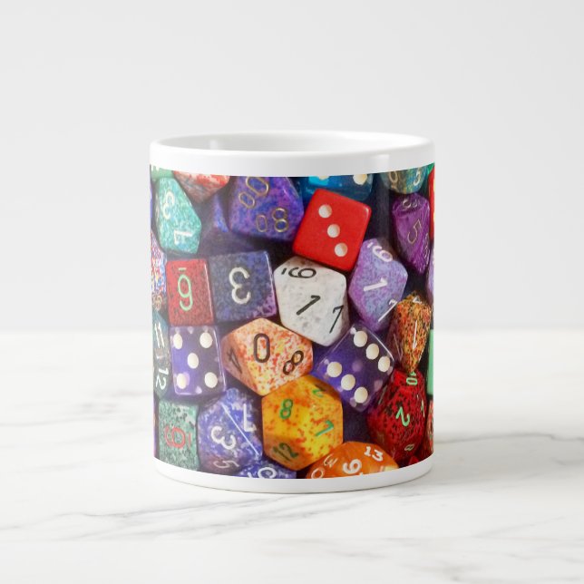 mehrfarbige Weine Jumbo-Tasse (Vorderseite)