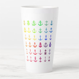 Mehrfarbiger Anker Milchtasse