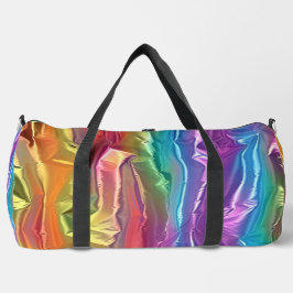 mehrfarbiger Holografischer Look Duffle Bag