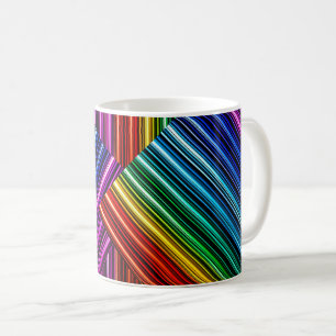 Mehrfarbiger metallischer Mug. Kaffeetasse