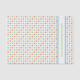 Mehrfarbiger Polka-Punkt Seidenpapier