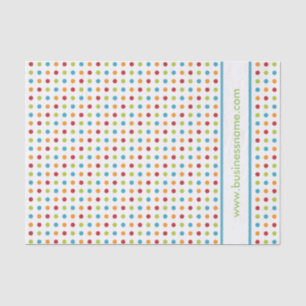 Mehrfarbiger Polka-Punkt Seidenpapier