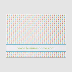 Mehrfarbiger Polka-Punkt Seidenpapier