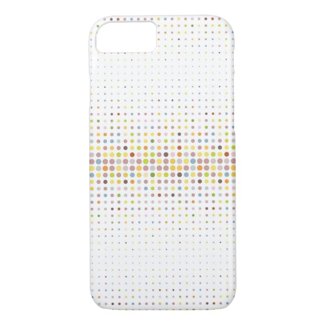 Mehrfarbiger Punkthintergrund Case-Mate iPhone Hülle (Rückseite)