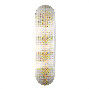 Mehrfarbiger Punkthintergrund Skateboard