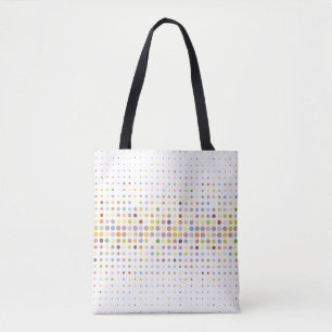 Mehrfarbiger Punkthintergrund Tasche