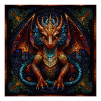 Mehrfarbiger Regenbogen-Drache