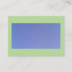 Mehrfarbiger Solid Sky Blue Visitenkarte