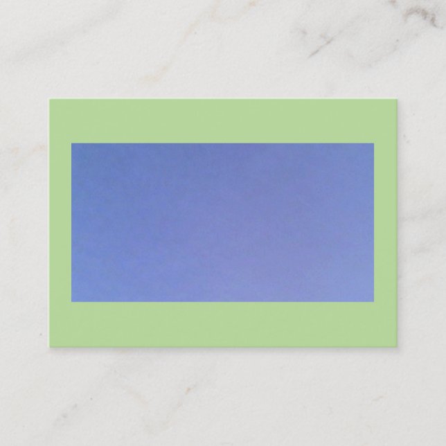 Mehrfarbiger Solid Sky Blue Visitenkarte (Vorderseite)