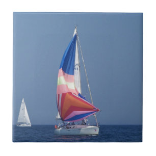 Mehrfarbiger Spinnaker Fliese