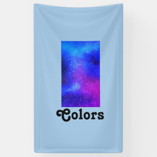 Mehrfarbiger T - Shirt Banner