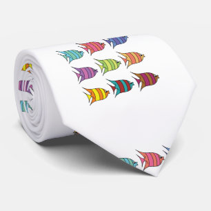mehrfarbiger Tropischer Fisch Thunder_Cove Krawatte
