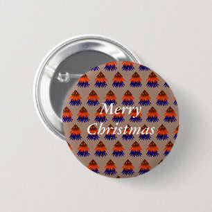 Mehrfarbiger Weihnachtsbaum - Knopf Button