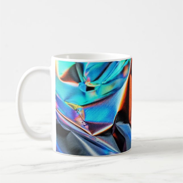 mehrfarbiges abstraktes Bild Kaffeetasse (Links)