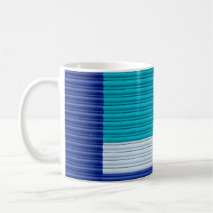 mehrfarbiges abstraktes Bild Kaffeetasse