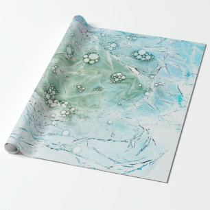 mehrfarbiges abstraktes Kunstwerk Geschenkpapier
