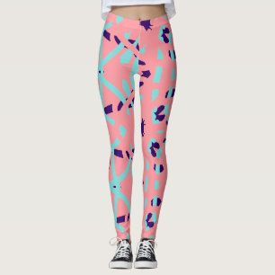 Mehrfarbiges abstraktes Muster "Ratti_Creative_Art Leggings