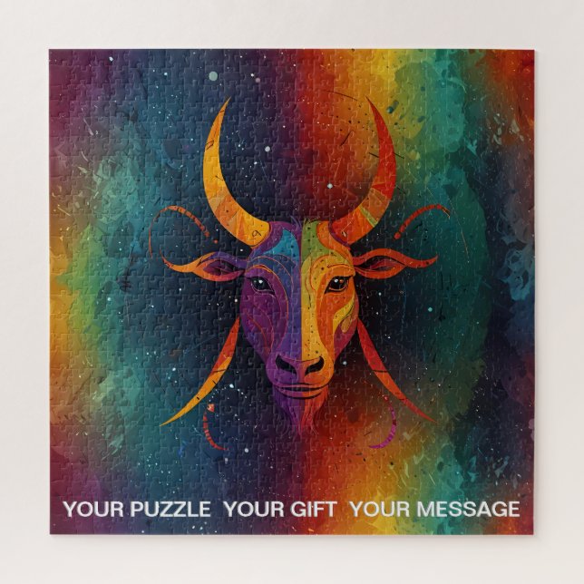 Mehrfarbiges Abstraktes Zodiac (Vertikal)