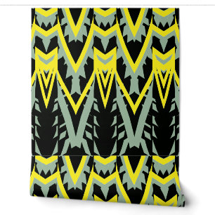 Mehrfarbiges Chevron-Muster "Ratti_Creative_Arts" Tapete