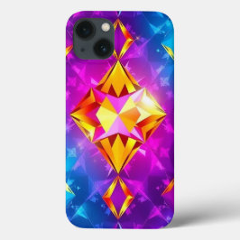 Mehrfarbiges Diamant-Muster für mobile Geräte Case-Mate iPhone Hülle