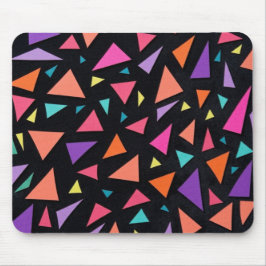Mehrfarbiges Dreiecks geometrisches Muster Mousepad