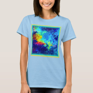 Mehrfarbiges Galaxiedesign. Jetzt kaufen T-Shirt