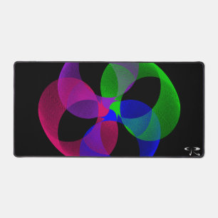 Mehrfarbiges geometrisches Fusionsmousepad Schreibtischunterlage
