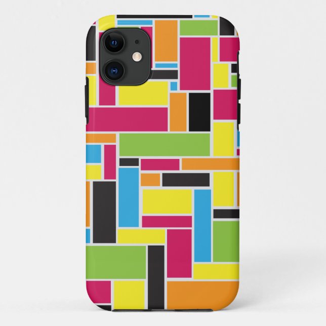 Mehrfarbiges geometrisches Muster iPhone 5 Gehäuse Case-Mate iPhone Hülle (Rückseite)