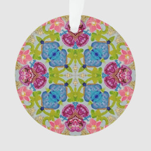 Mehrfarbiges Glas - Acryldekor Ornament