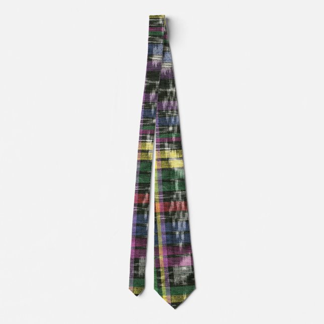 Mehrfarbiges ikat krawatte (Rückseite)