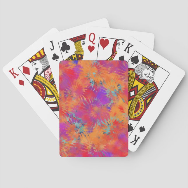 Mehrfarbiges Kartenspiel Spielkarten (Rückseite)