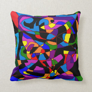 Mehrfarbiges Mosaik-Design von Archie Kissen