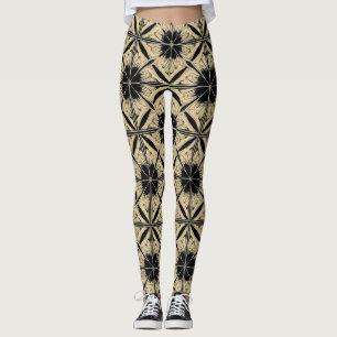 mehrfarbiges Muster Leggings
