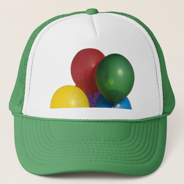 Mehrfarbiges Party Balloons Truckerkappe (Vorderseite)