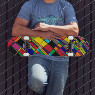 mehrfarbiges Skateboard Deck