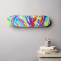 Mehrfarbiges Skateboard für Erwachsene, Jugendlich