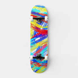 Mehrfarbiges Skateboard für Erwachsene, Jugendlich