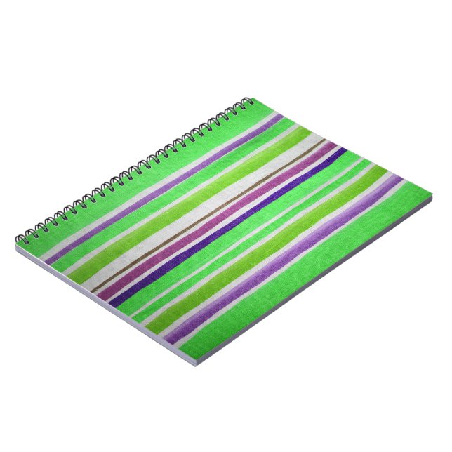Mehrfarbiges StripNotebook Notizblock (Linke Seite)