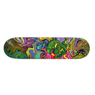 Mehrfarbiges Verzerrungs-Skateboard Skateboard