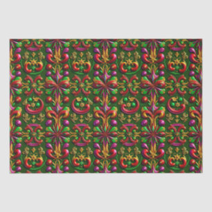 ~ mehrfarbiges Weihnachtswrapping ~ Seidenpapier